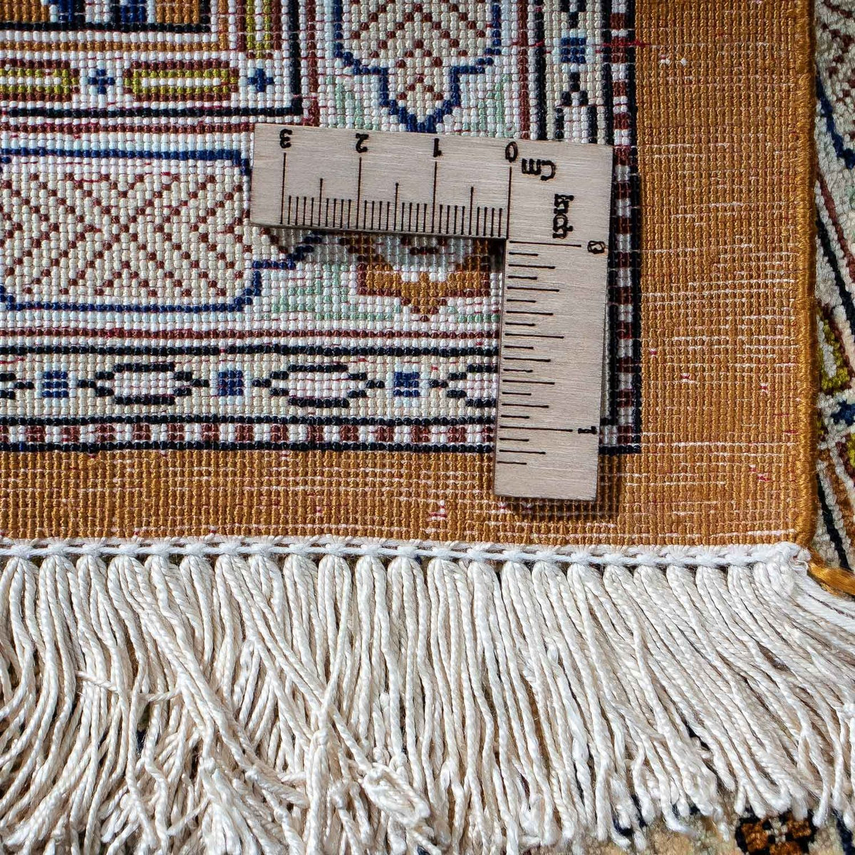 Persisk matta - Ghom - 79 x 57 cm - brun