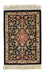 Silk Carpet - Ghom Silk - Premium - 42 x 28 cm - mörkblå