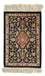 Silk Carpet - Ghom Silk - Premium - 41 x 28 cm - mörkblå