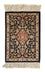 Silk Carpet - Ghom Silk - Premium - 41 x 28 cm - mörkblå