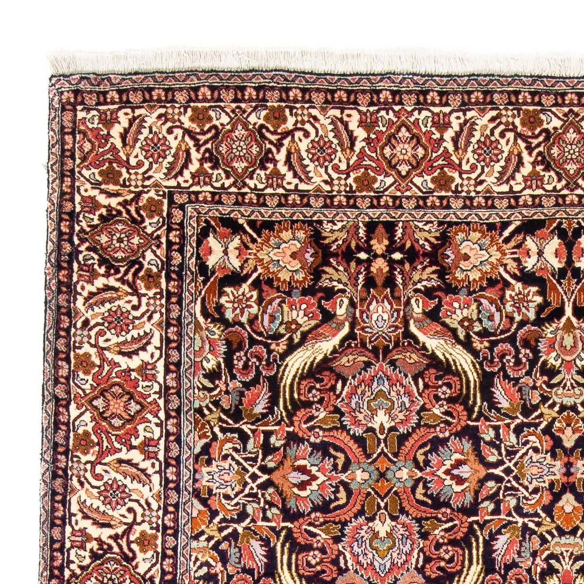 Persisk matta - Bijar - 239 x 171 cm - mörkblå