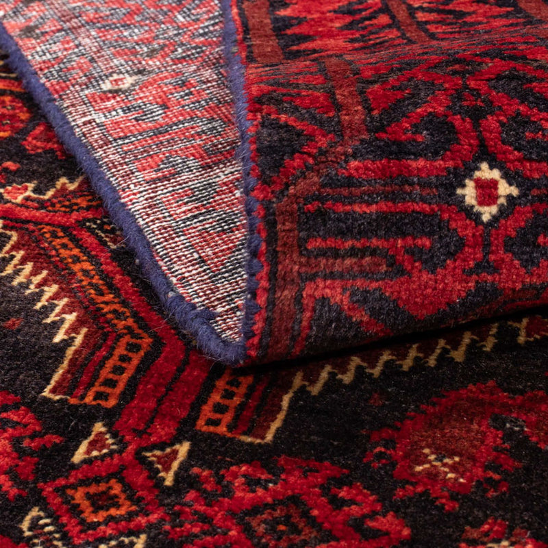 Runner Baluch-matta - 195 x 89 cm - mörkröd