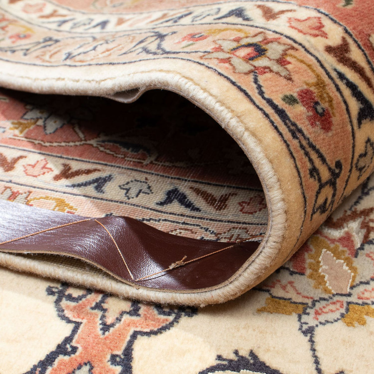 Persisk matta - Tabriz - Royal - 305 x 198 cm - ljusbrun