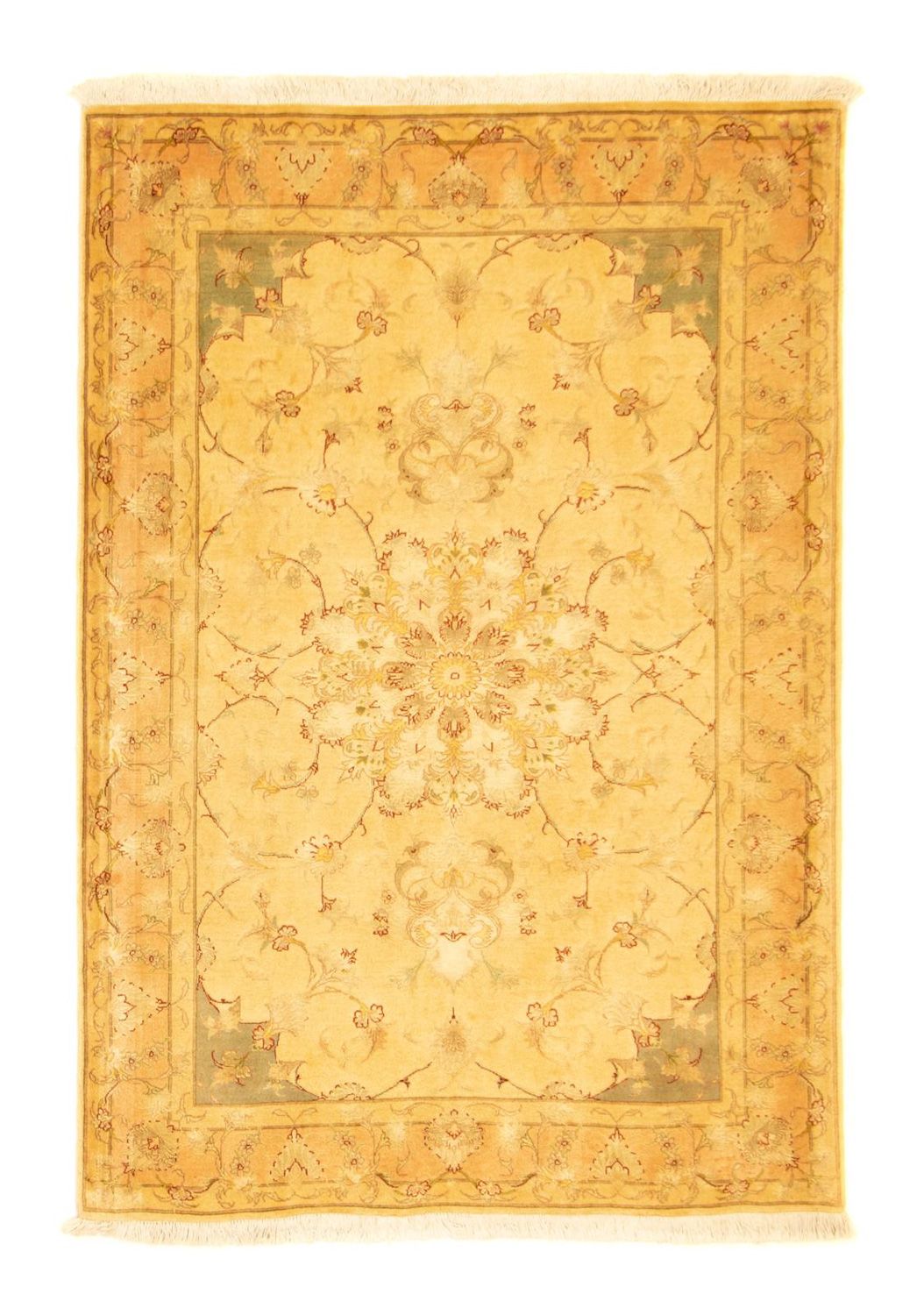 Persisk matta - Tabriz - Royal - 152 x 106 cm - beige