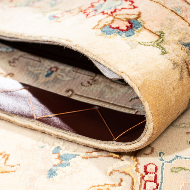 Persisk matta - Tabriz - Royal - 200 x 149 cm - ljusbrun