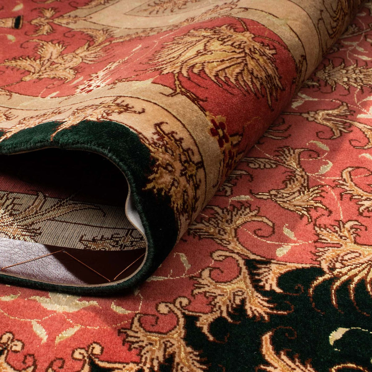 Persisk matta - Tabriz - Royal - 300 x 198 cm - mörkblå