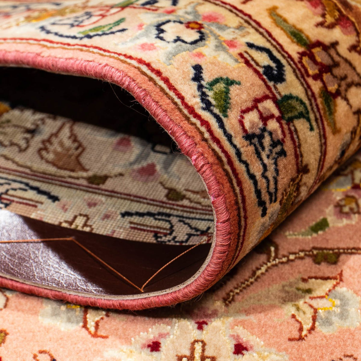 Persisk matta - Tabriz - Royal - 211 x 148 cm - rost