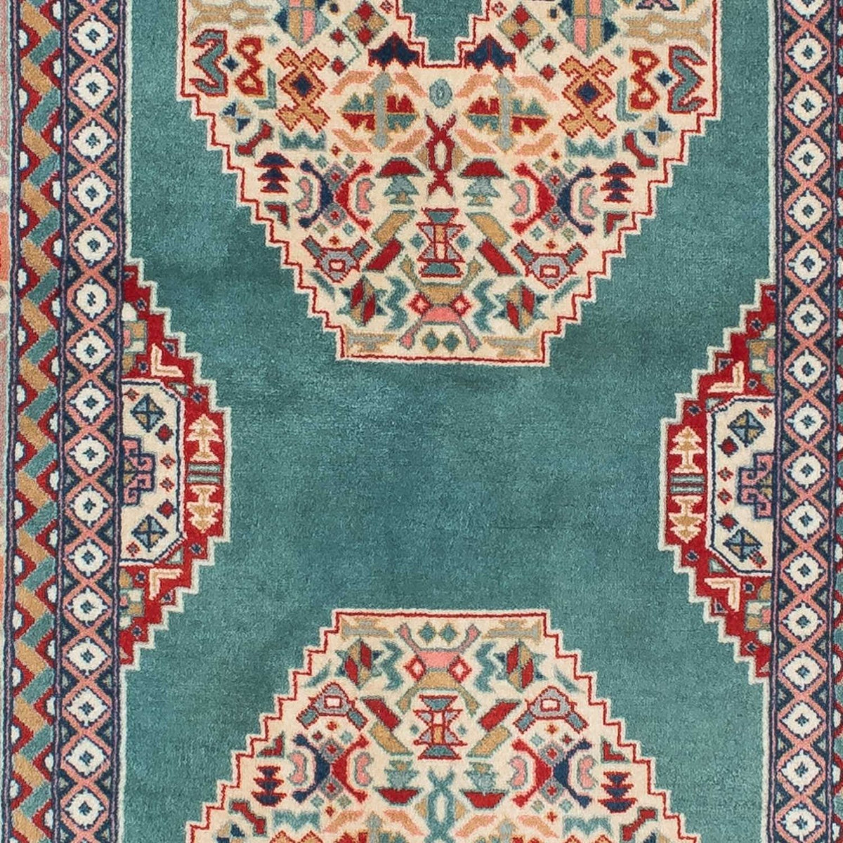 Runner Persisk matta - Tabriz - Royal - 187 x 70 cm - turkos