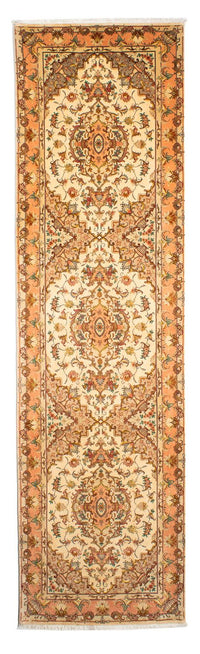 Runner Persisk matta - Tabriz - Royal - 314 x 87 cm - ljusbrun