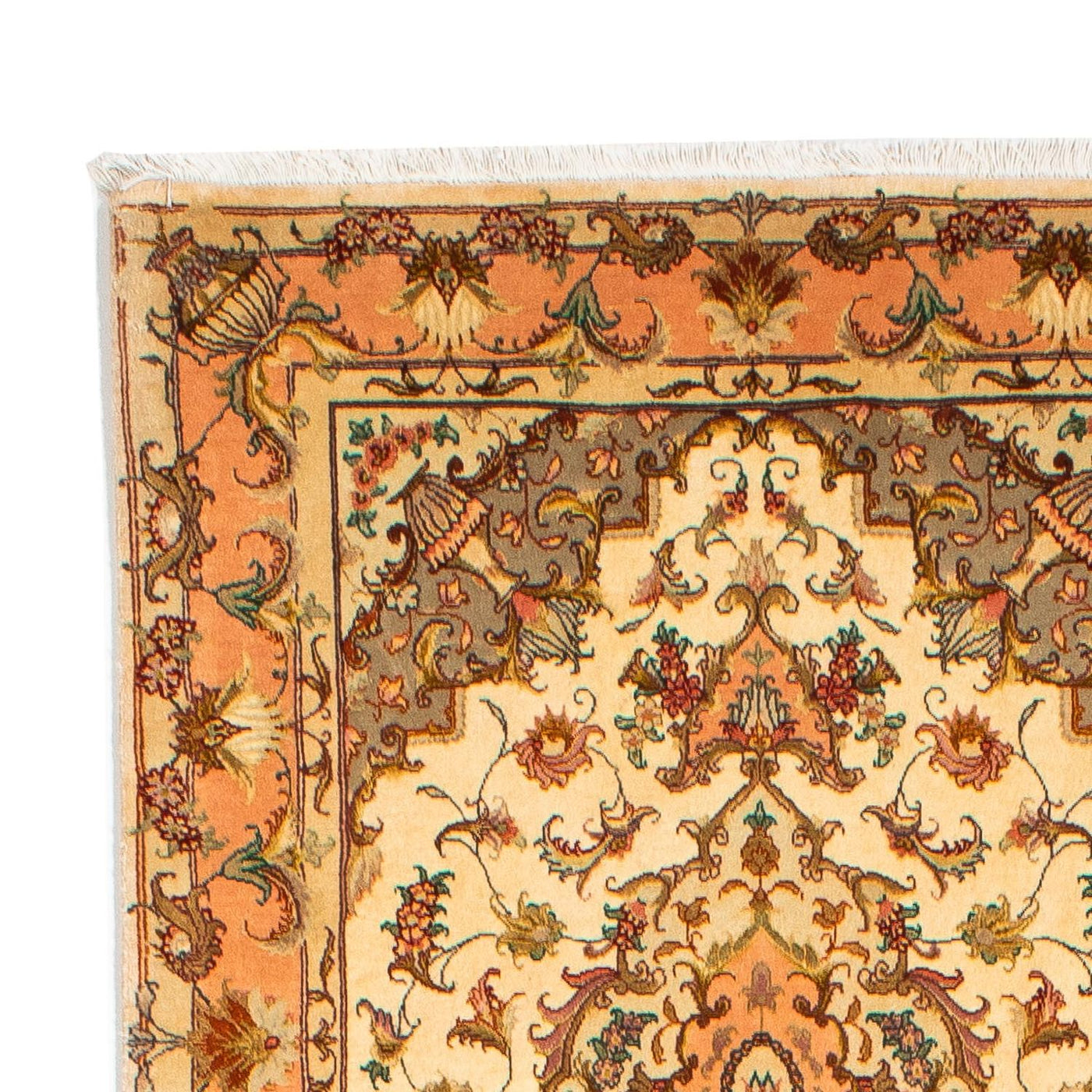 Runner Persisk matta - Tabriz - Royal - 314 x 87 cm - ljusbrun