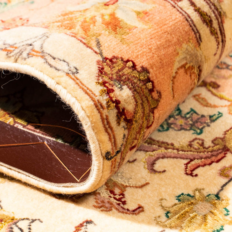 Runner Persisk matta - Tabriz - Royal - 314 x 87 cm - ljusbrun