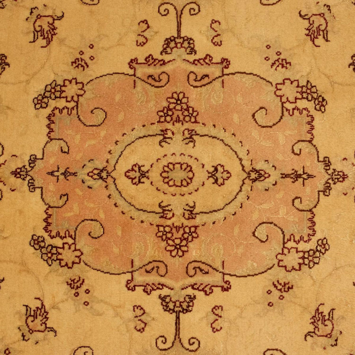 Persisk matta - Tabriz - Royal - 150 x 100 cm - beige