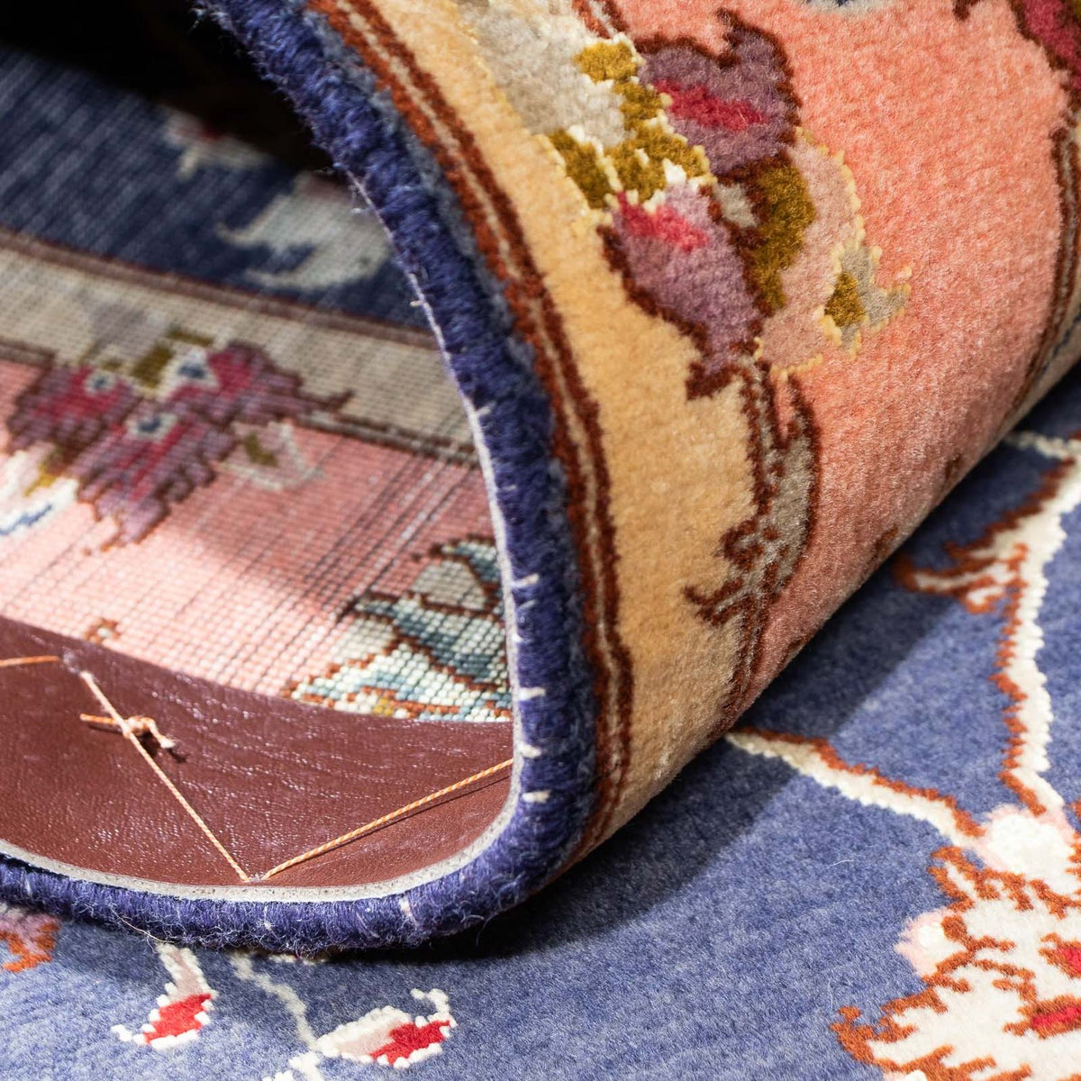 Runner Persisk matta - Tabriz - Royal - 198 x 75 cm - mörkblå