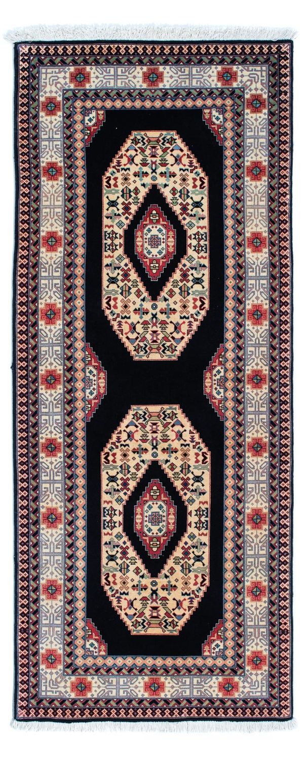 Runner Persisk matta - Tabriz - Royal - 188 x 74 cm - mörkblå