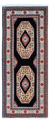 Runner Persisk matta - Tabriz - Royal - 188 x 74 cm - mörkblå