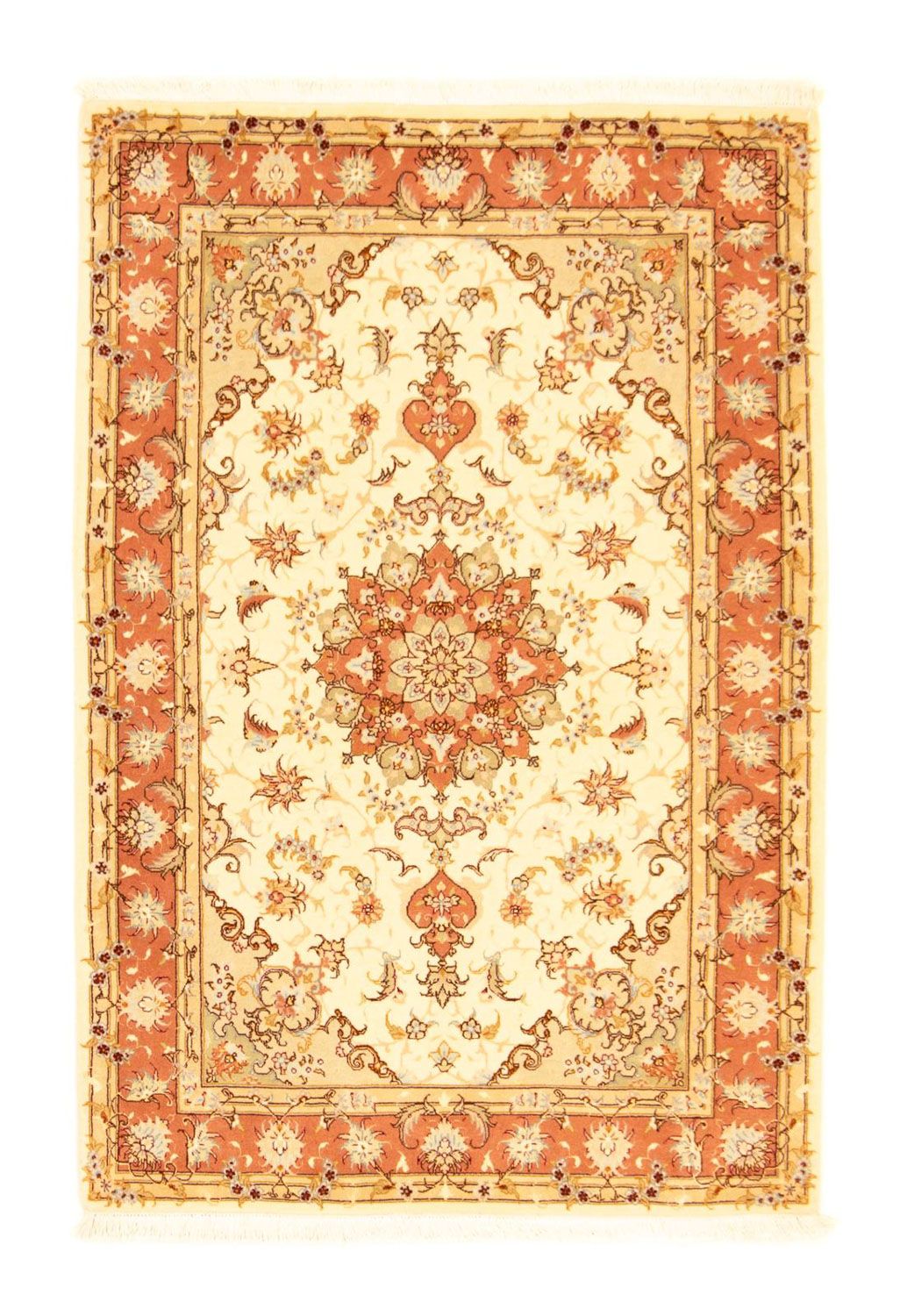 Persisk matta - Tabriz - Royal - 154 x 103 cm - beige