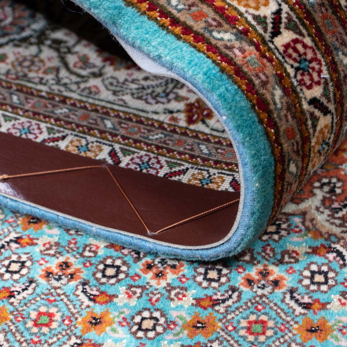 Persisk matta - Tabriz - 204 x 151 cm - blå