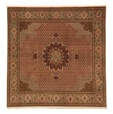 Persisk matta - Tabriz kvadrat  - 206 x 206 cm - brun