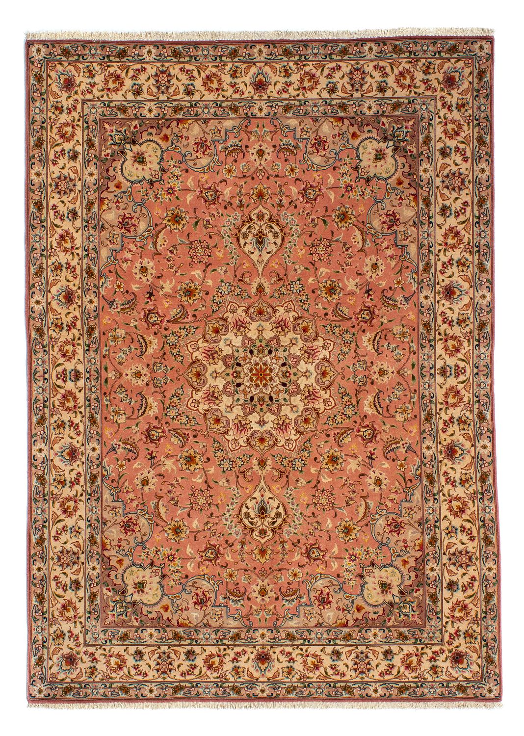 Persisk matta - Tabriz - Royal - 212 x 148 cm - rost