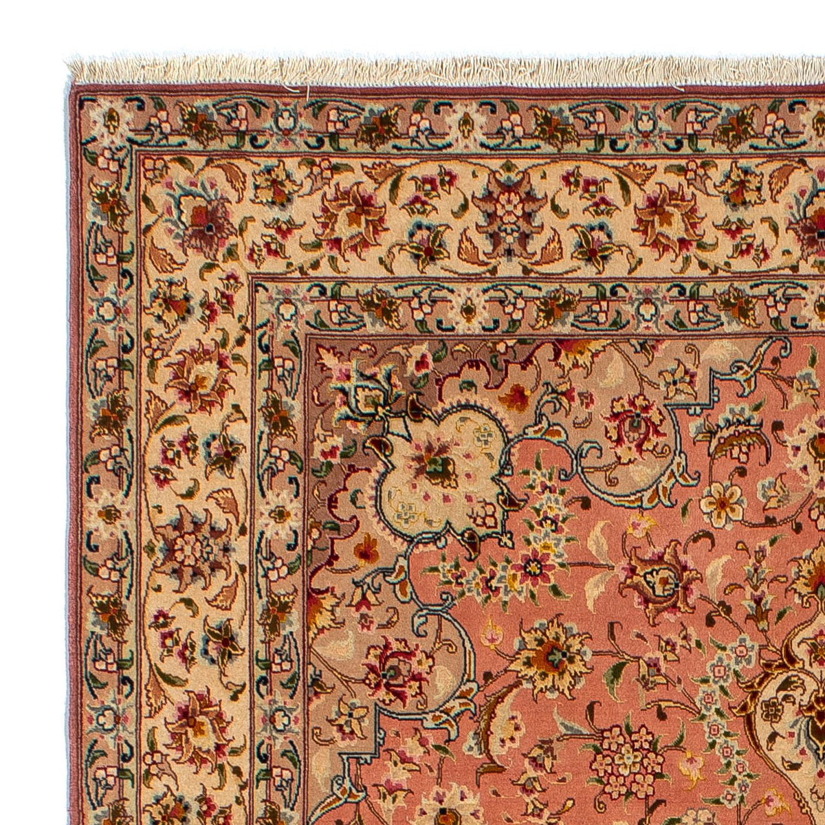 Persisk matta - Tabriz - Royal - 212 x 148 cm - rost