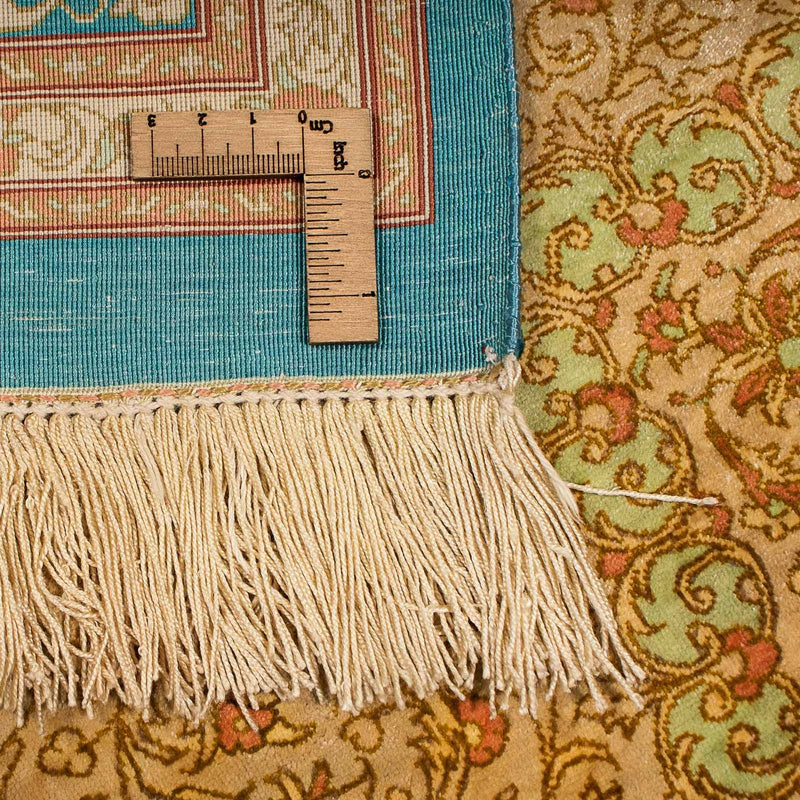 Silk Carpet - Ghom Silk - Premium - 188 x 130 cm - beige