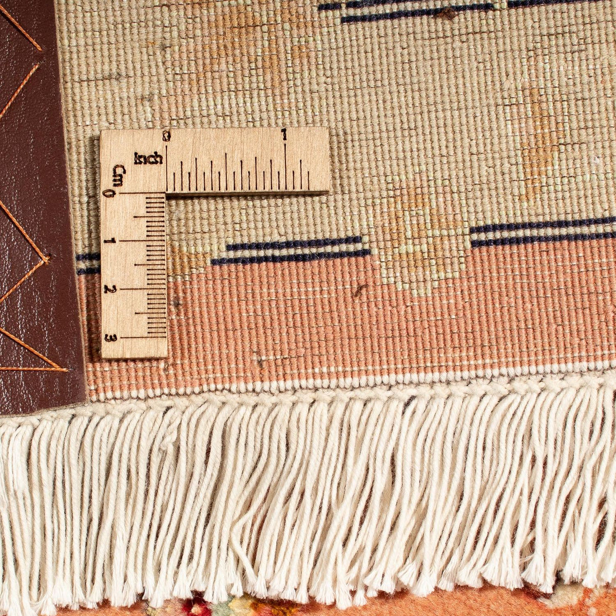 Persisk matta - Tabriz - Royal kvadrat  - 204 x 192 cm - ljusröd