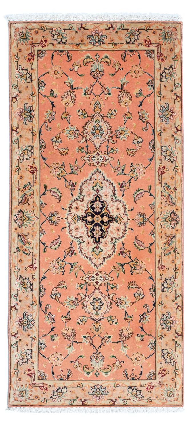 Runner Persisk matta - Tabriz - Royal - 165 x 74 cm - ljusröd