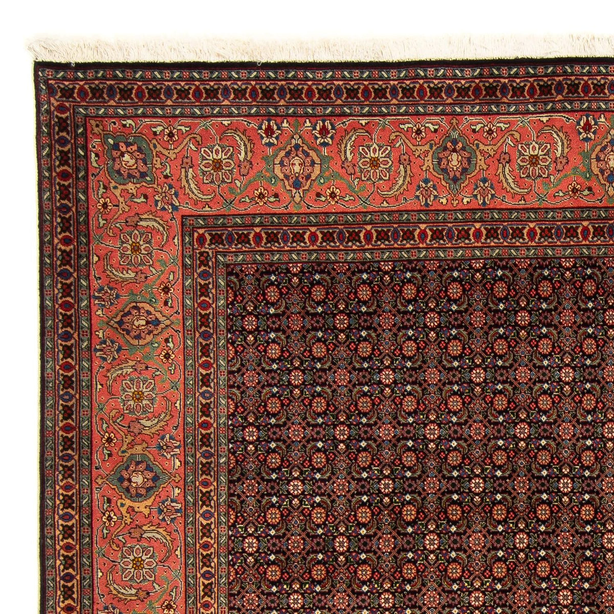 Persisk matta - Tabriz kvadrat  - 200 x 195 cm - mörkblå