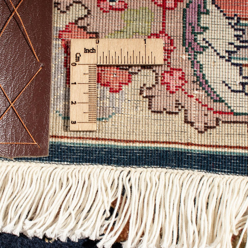 Persisk matta - Tabriz - Royal kvadrat  - 202 x 202 cm - mörkblå