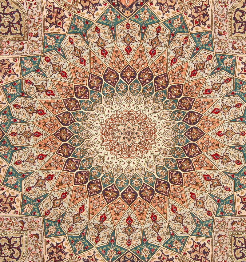Persisk matta - Tabriz - Royal - 258 x 205 cm - flerfärgad