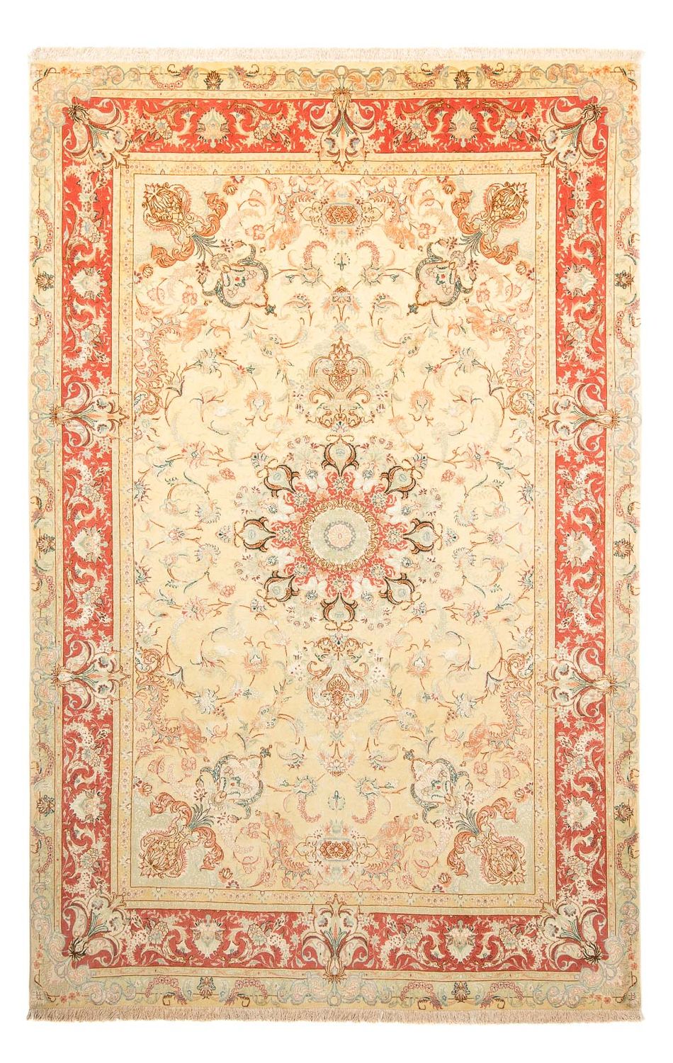 Persisk matta - Tabriz - Royal - 307 x 198 cm - beige
