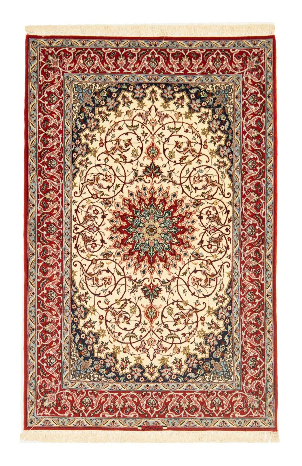 Persisk matta - Isfahan - Premium - 170 x 109 cm - beige