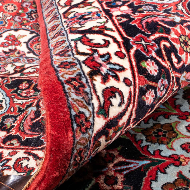 Persisk matta - Bijar - 343 x 260 cm - mörkröd