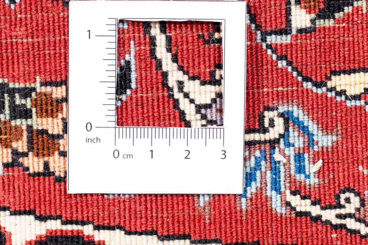 Persisk matta - Bijar runt  - 250 x 250 cm - röd