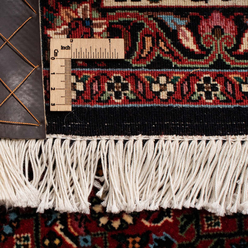 Persisk matta - Bijar - 263 x 204 cm - mörkröd