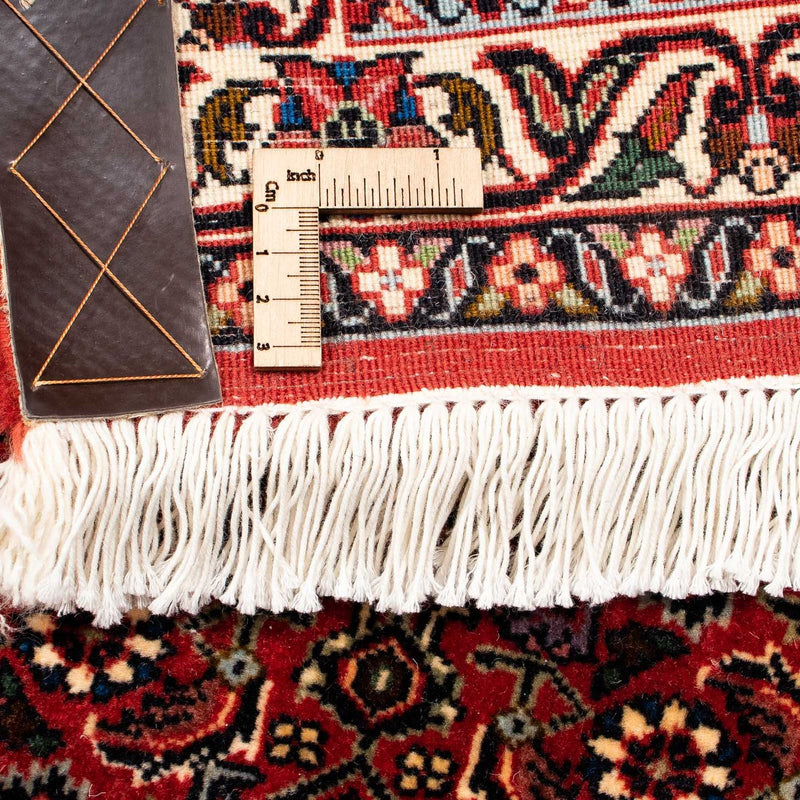 Persisk matta - Bijar - 256 x 202 cm - mörkröd