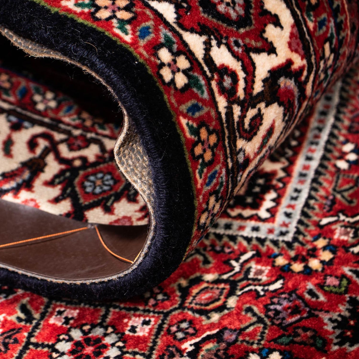 Runner Persisk matta - Bijar - 202 x 76 cm - mörkröd