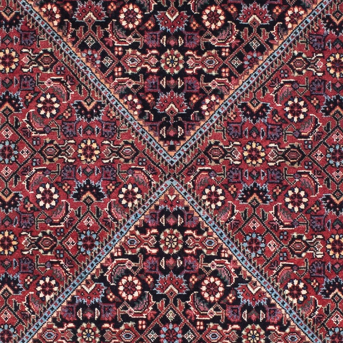 Runner Persisk matta - Bijar - 211 x 75 cm - mörkblå