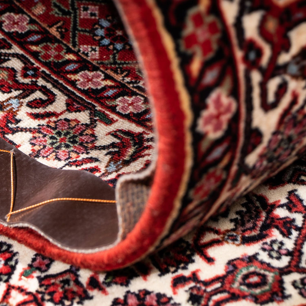 Runner Persisk matta - Bijar - 202 x 73 cm - mörkröd