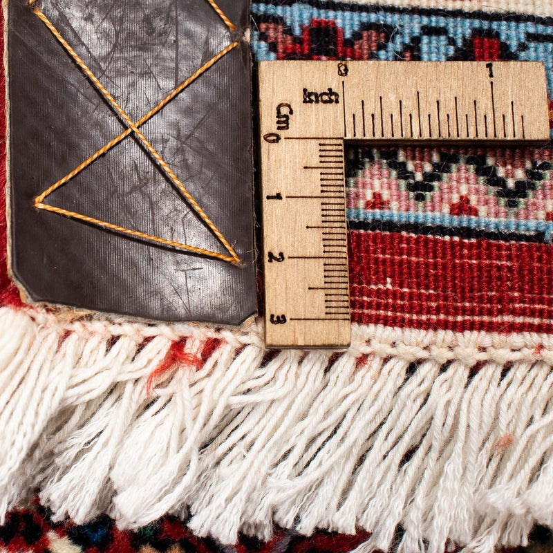 Persisk matta - Bijar - 392 x 299 cm - mörkröd