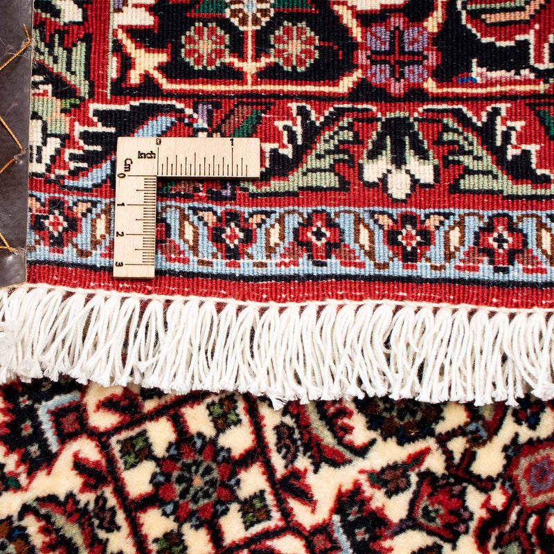 Persisk matta - Bijar - 262 x 205 cm - mörkröd