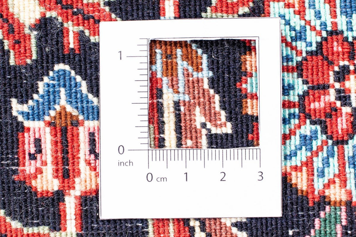 Persisk matta - Bijar - 350 x 252 cm - mörkröd