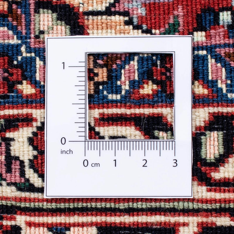 Persisk matta - Bijar - 230 x 175 cm - mörkröd