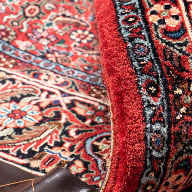 Persisk matta - Bijar - 233 x 166 cm - röd