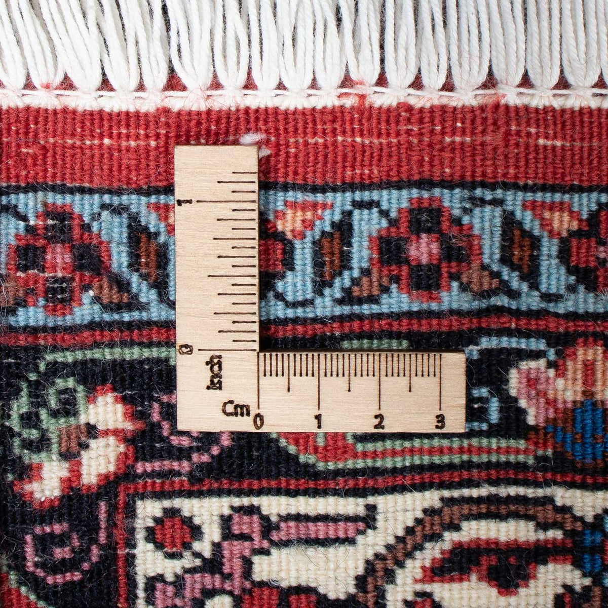 Persisk matta - Bijar - 209 x 140 cm - ljusröd