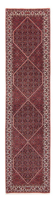 Runner Persisk matta - Bijar - 350 x 83 cm - mörkröd