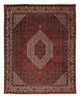Persisk matta - Bijar - 251 x 202 cm - mörkröd
