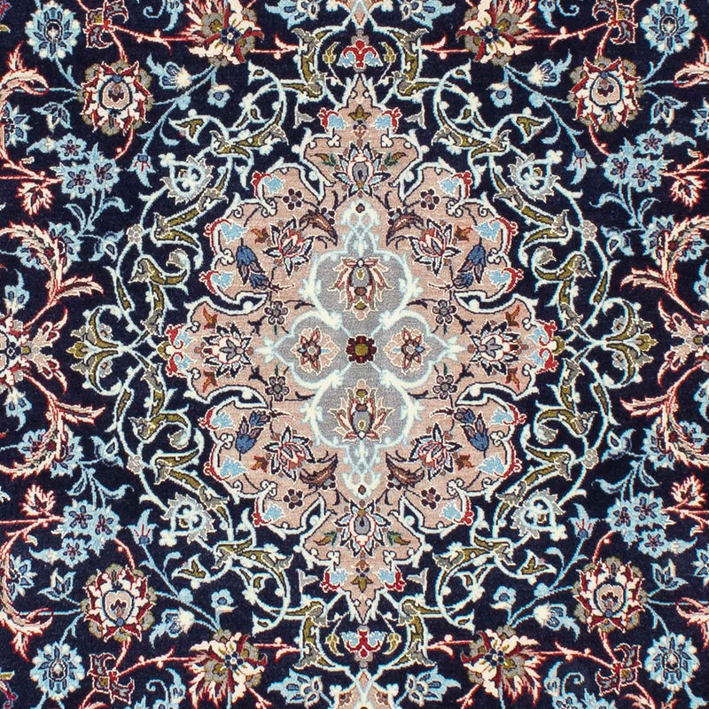 Persisk matta - Isfahan - Premium - 226 x 149 cm - mörkblå