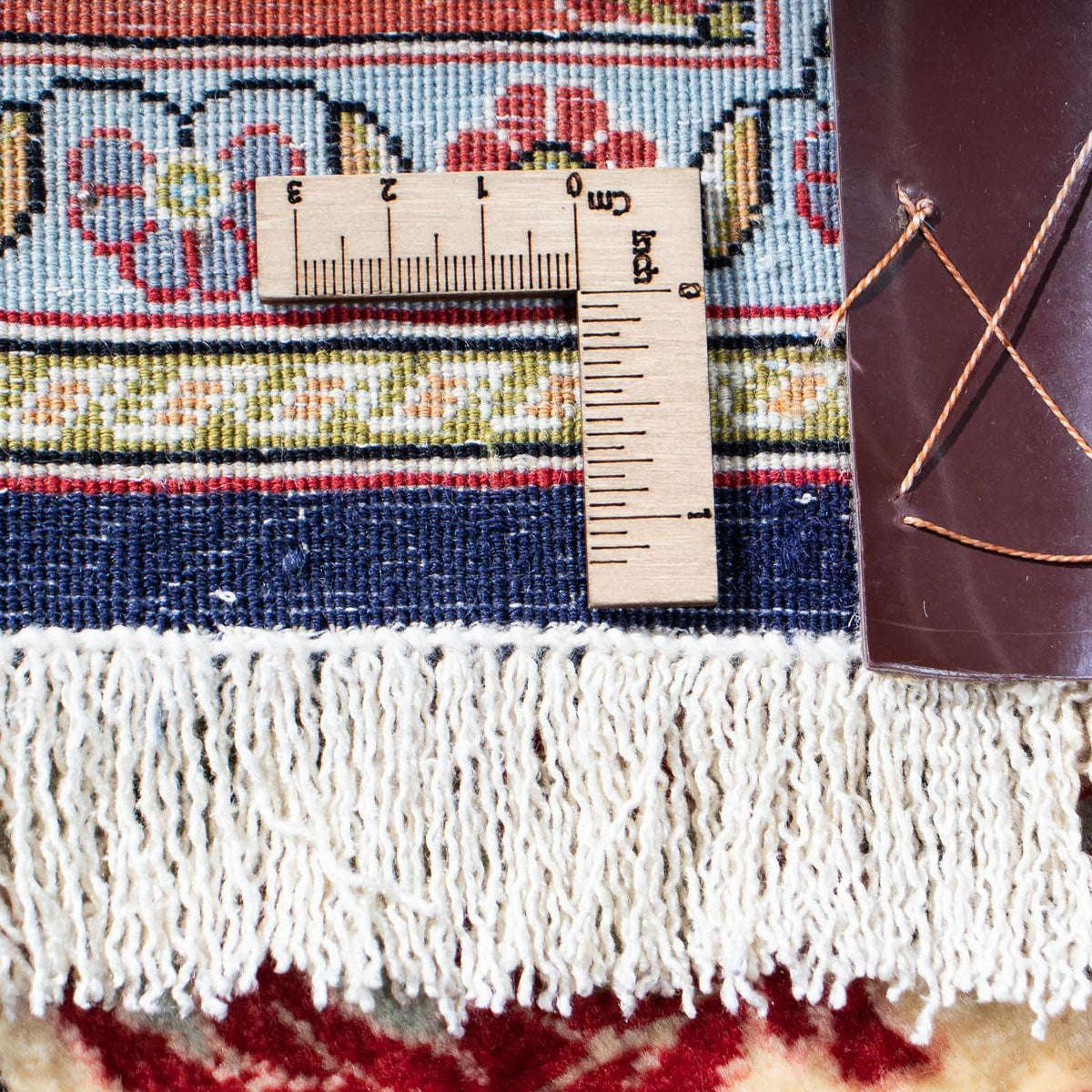 Persisk matta - Ghom - 215 x 139 cm - mörkblå