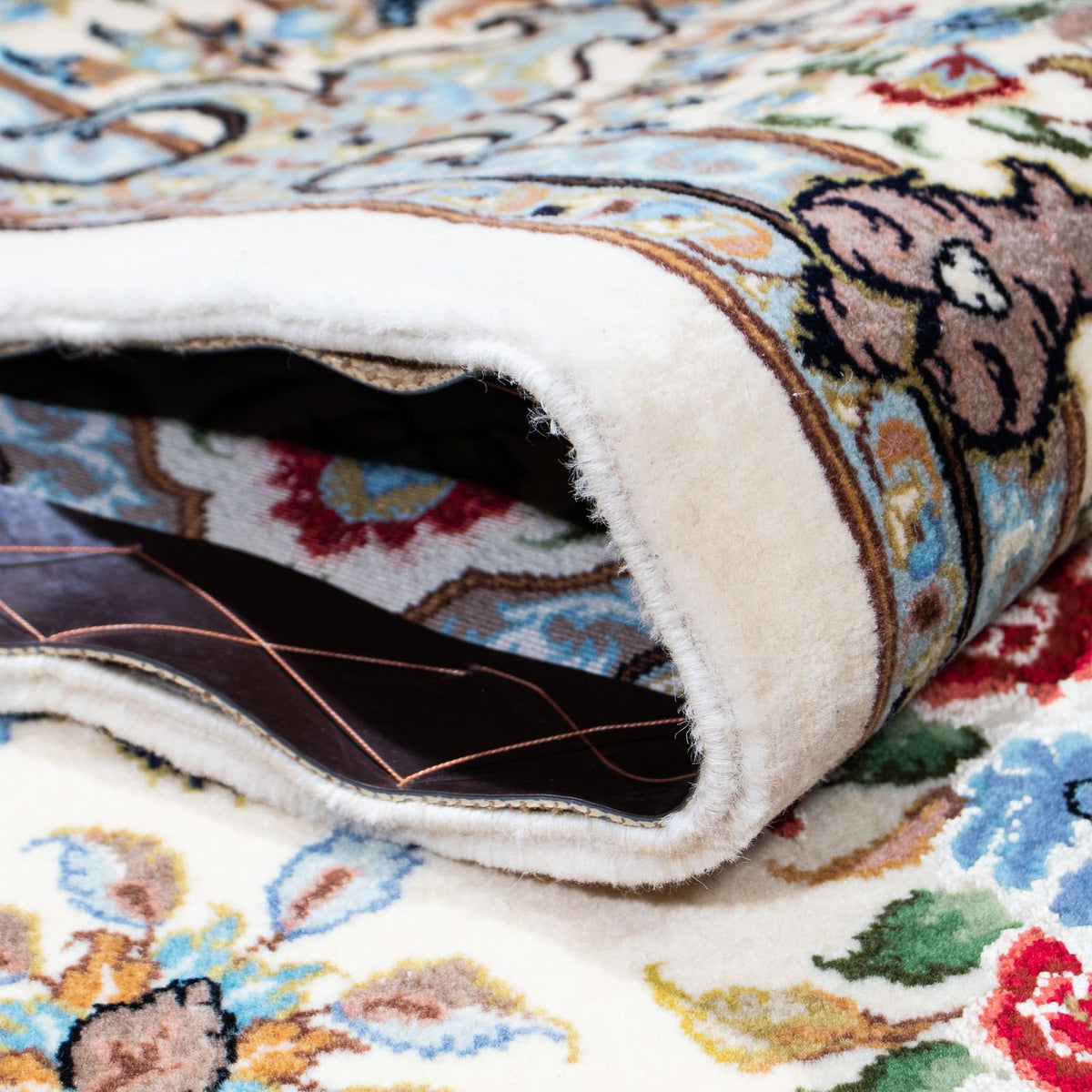 Persisk matta - Ghom - 207 x 137 cm - beige